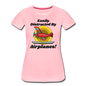 Easily Distracted - Red Taildragger - Women’s Premium T-Shirt - pink