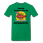 Easily Distracted - Red Taildragger - Men's Premium T-Shirt - kelly green