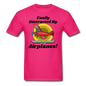 Easily Distracted - Red Taildragger - Unisex Classic T-Shirt - fuchsia