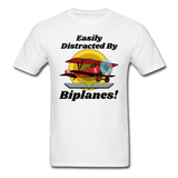Easily Distracted - Biplanes - Unisex Classic T-Shirt - white