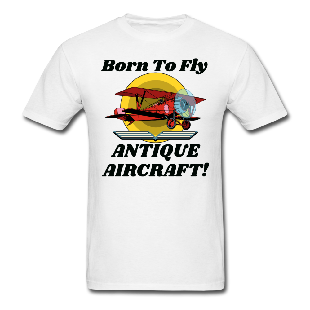 Born To Fly - Antique Aircraft - Unisex Classic T-Shirt - white