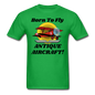 Born To Fly - Antique Aircraft - Unisex Classic T-Shirt - bright green