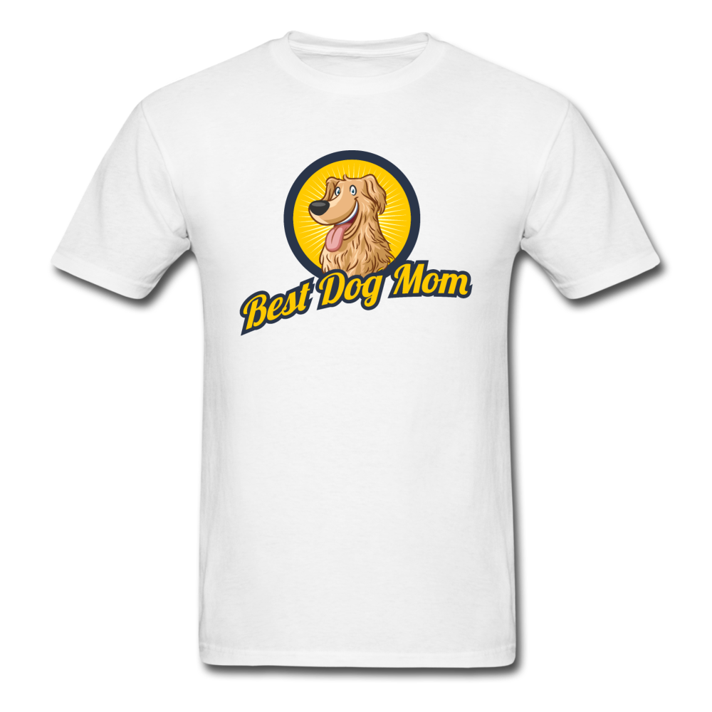 Best Dog Mom - Unisex Classic T-Shirt - white