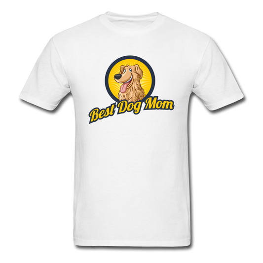 Best Dog Mom - Unisex Classic T-Shirt - white