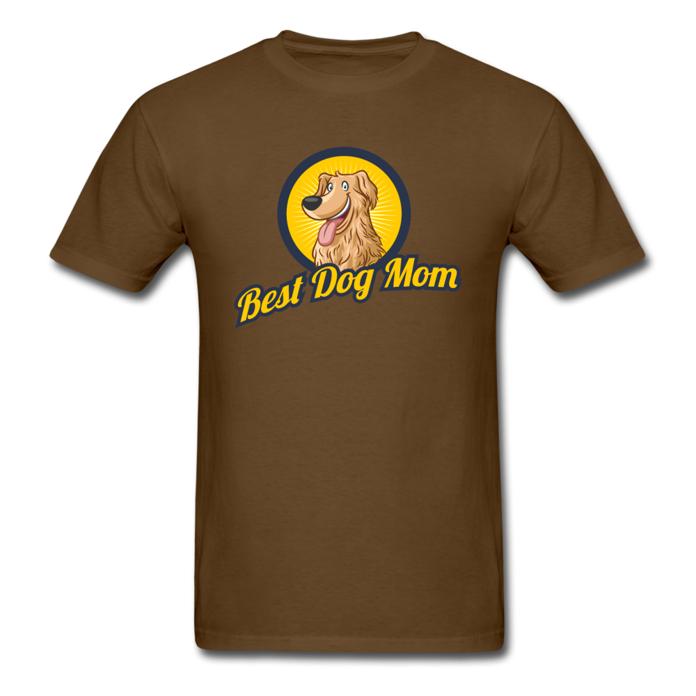 Best Dog Mom - Unisex Classic T-Shirt - brown