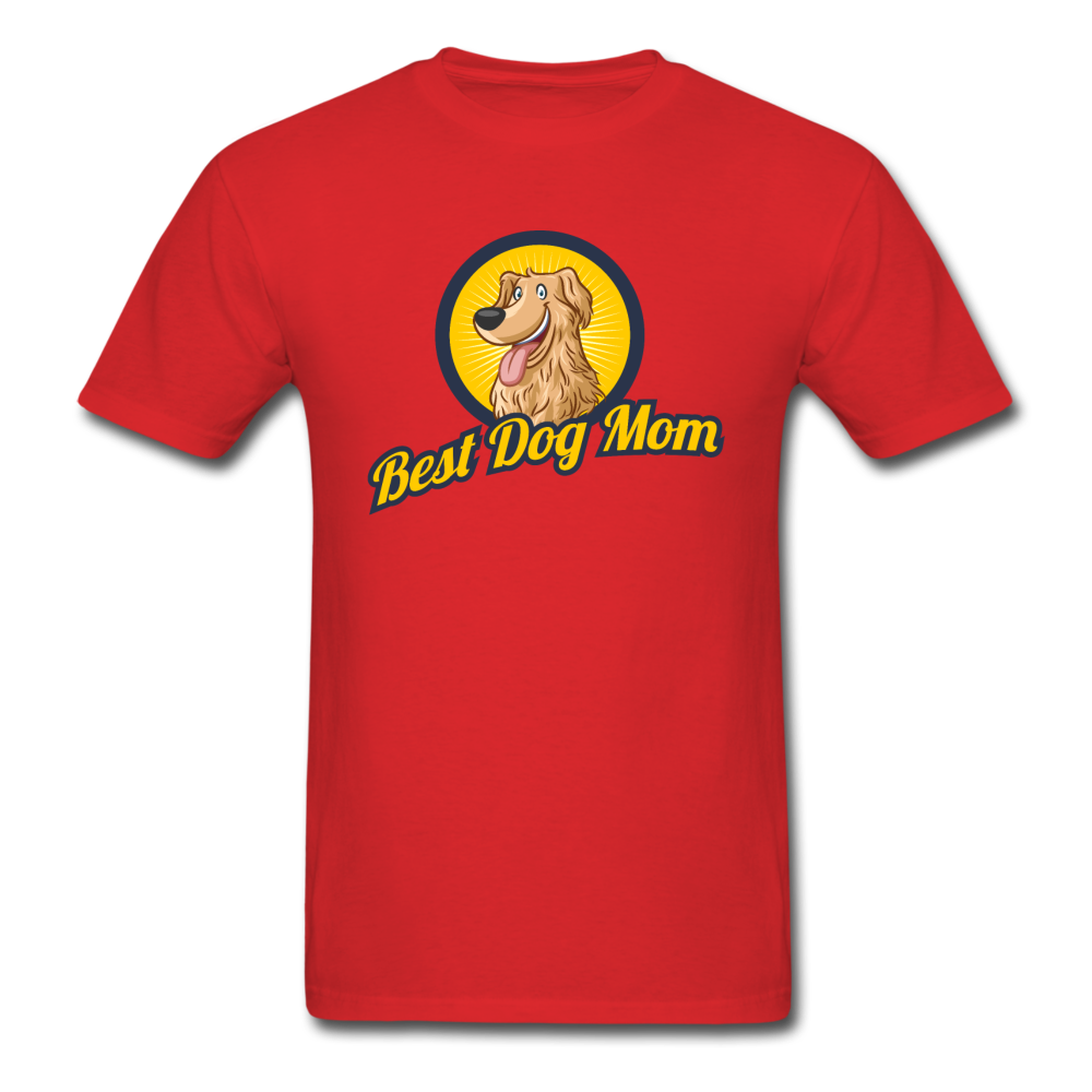 Best Dog Mom - Unisex Classic T-Shirt - red