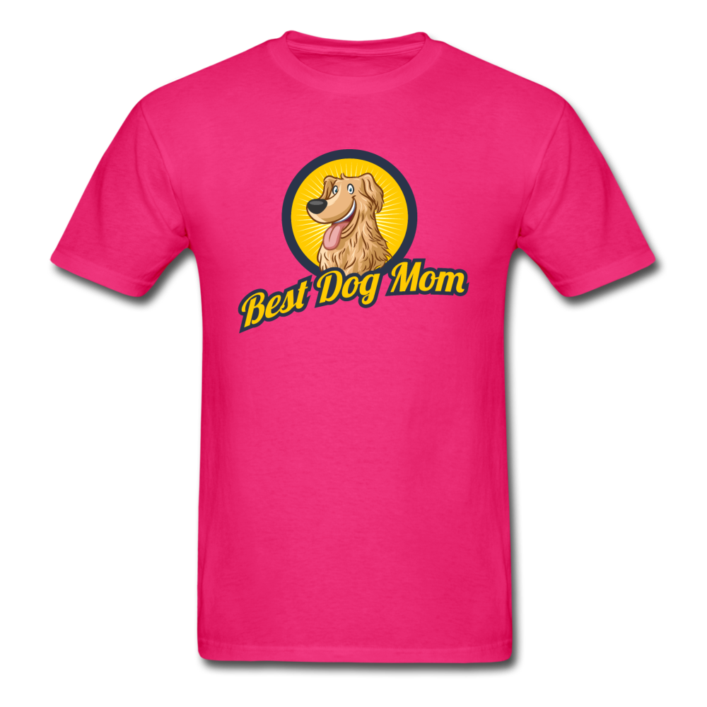 Best Dog Mom - Unisex Classic T-Shirt - fuchsia