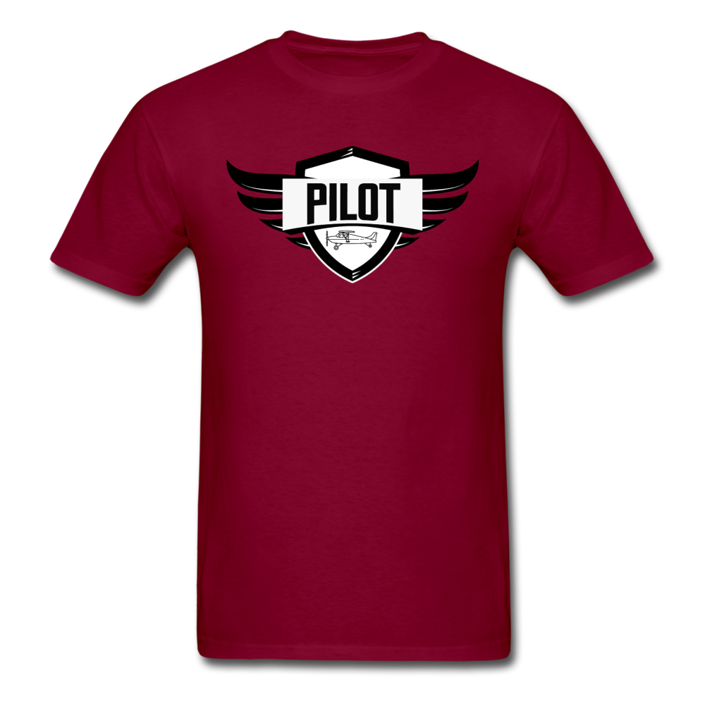 Pilot - Wings - Taildragger - Unisex Classic T-Shirt - burgundy