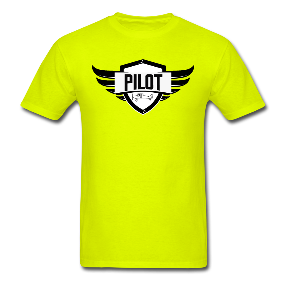 Pilot - Wings - Taildragger - Unisex Classic T-Shirt - safety green