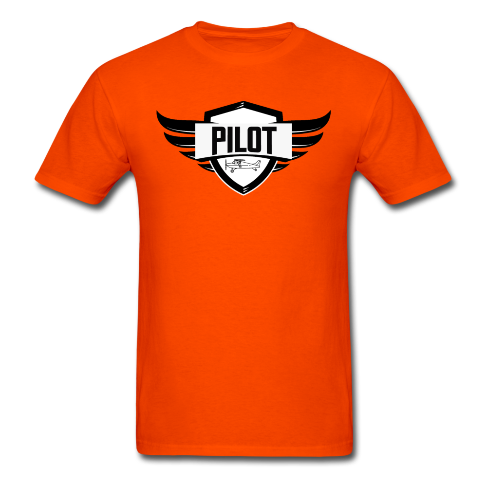 Pilot - Wings - Taildragger - Unisex Classic T-Shirt - orange