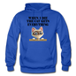 When I Die, Cat Gets Everything - Gildan Heavy Blend Adult Hoodie - royal blue