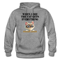 When I Die, Cat Gets Everything - Gildan Heavy Blend Adult Hoodie - graphite heather