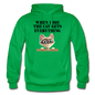 When I Die, Cat Gets Everything - Gildan Heavy Blend Adult Hoodie - kelly green