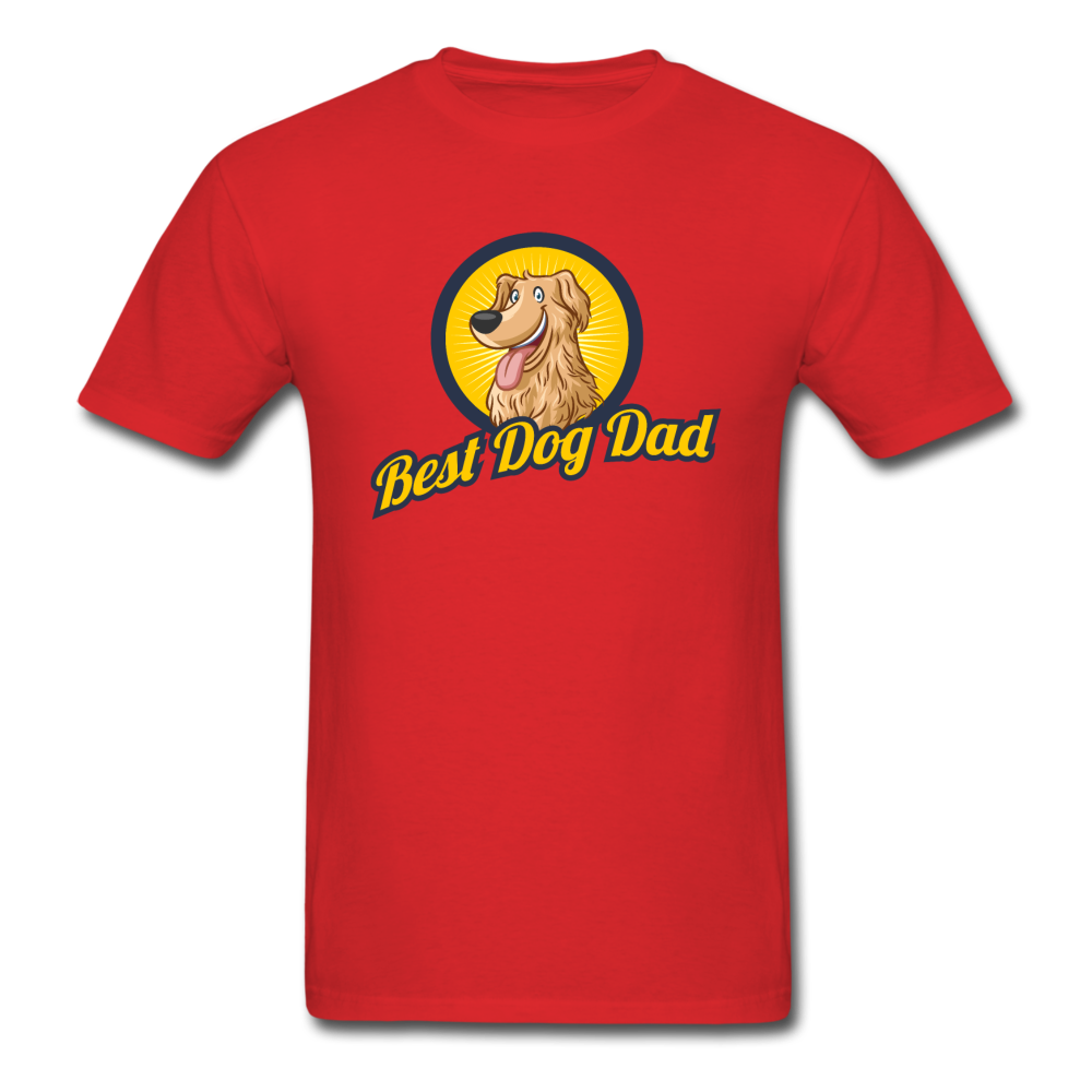 Best Dog Dad - Unisex Classic T-Shirt - red