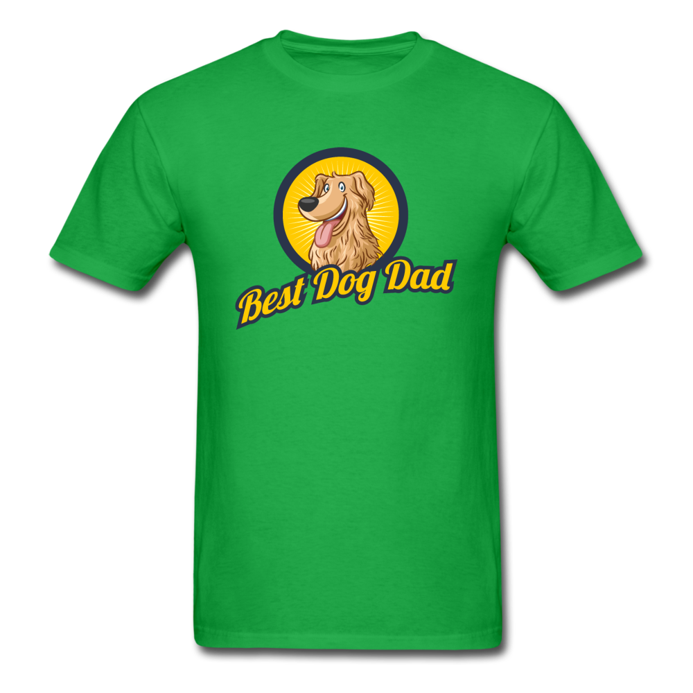 Best Dog Dad - Unisex Classic T-Shirt - bright green