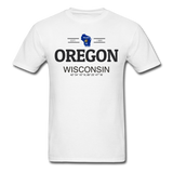 Oregon, Wisconsin - Men's T-Shirt - white