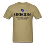 Oregon, Wisconsin - Men's T-Shirt - khaki