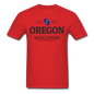 Oregon, Wisconsin - Men's T-Shirt - red