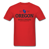 Oregon, Wisconsin - Men's T-Shirt - red