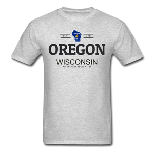 Oregon, Wisconsin - Men's T-Shirt - heather gray