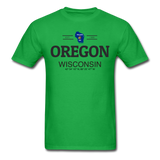Oregon, Wisconsin - Men's T-Shirt - bright green