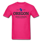 Oregon, Wisconsin - Men's T-Shirt - fuchsia