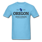 Oregon, Wisconsin - Men's T-Shirt - aquatic blue