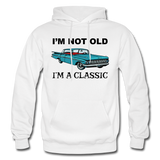 I'm Not Old - Car - Gildan Heavy Blend Adult Hoodie - white