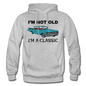 I'm Not Old - Car - Gildan Heavy Blend Adult Hoodie - heather gray