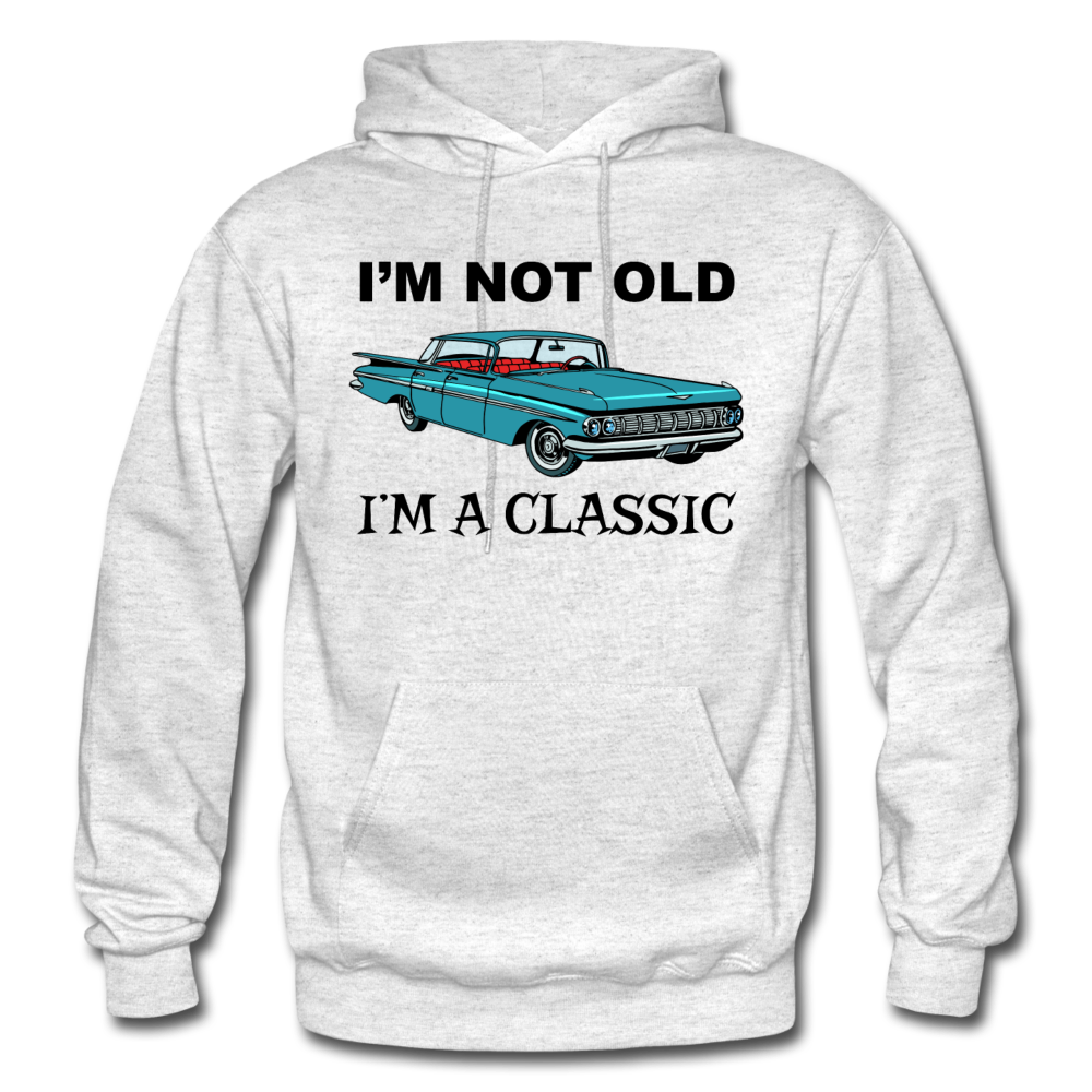 I'm Not Old - Car - Gildan Heavy Blend Adult Hoodie - light heather gray