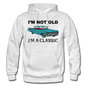 I'm Not Old - Car - Gildan Heavy Blend Adult Hoodie - light heather gray