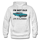 I'm Not Old - Car - Gildan Heavy Blend Adult Hoodie - light heather gray