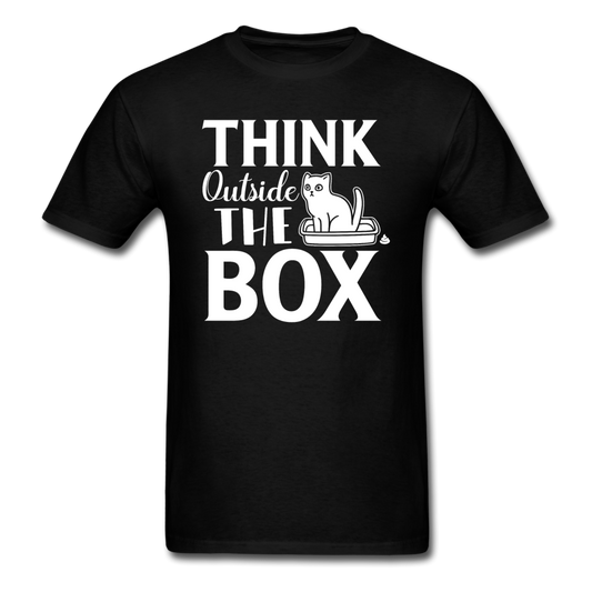 Cat - Think Outside The Box - Unisex Classic T-Shirt - black