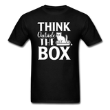 Cat - Think Outside The Box - Unisex Classic T-Shirt - black