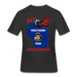 Fly Wisconsin - State Flag - Biplane - Men’s 50/50 T-Shirt - black