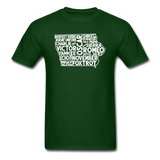 Pilot's Alphabet - Iowa - White - Unisex Classic T-Shirt - forest green