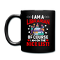 Librarian - Nice List - Full Color Mug - black