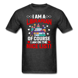 Librarian - Nice List - Unisex Classic T-Shirt - heather black