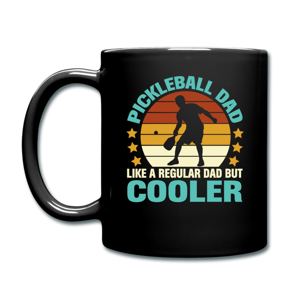Pickleball Dad - Cooler - Full Color Mug - black
