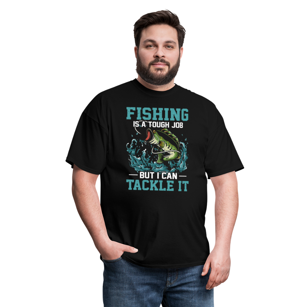 Fishing - Tough Job - Unisex Classic T-Shirt - black