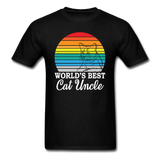 World's Best Cat Uncle - Unisex Classic T-Shirt - black
