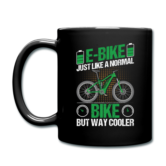 E-Bike - Cooler - Full Color Mug - black