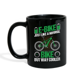 E-Bike - Cooler - Full Color Mug - black