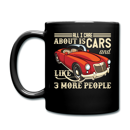 Care About Cars - MGA - Full Color Mug - black