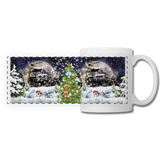 Jeep - Christmas Tree - Panoramic Mug - white