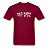 Jeep - Evolution - White - Unisex Classic T-Shirt - burgundy