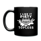 Jeep - Dirty And Topless - White - Full Color Mug - black