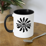Wisconsin - Windmill - Black - Contrast Coffee Mug - white/black