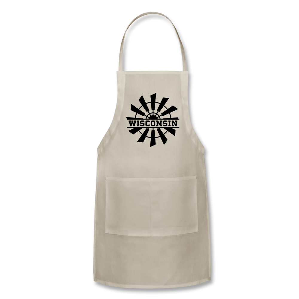 Wisconsin - Windmill - Black - Adjustable Apron - natural