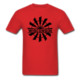 Wisconsin - Windmill - Black - Unisex Classic T-Shirt - red